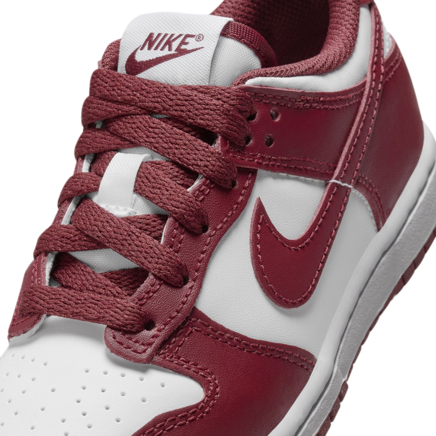 Nike (PS) Dunk Low - White/Redwood by Denim Exchange