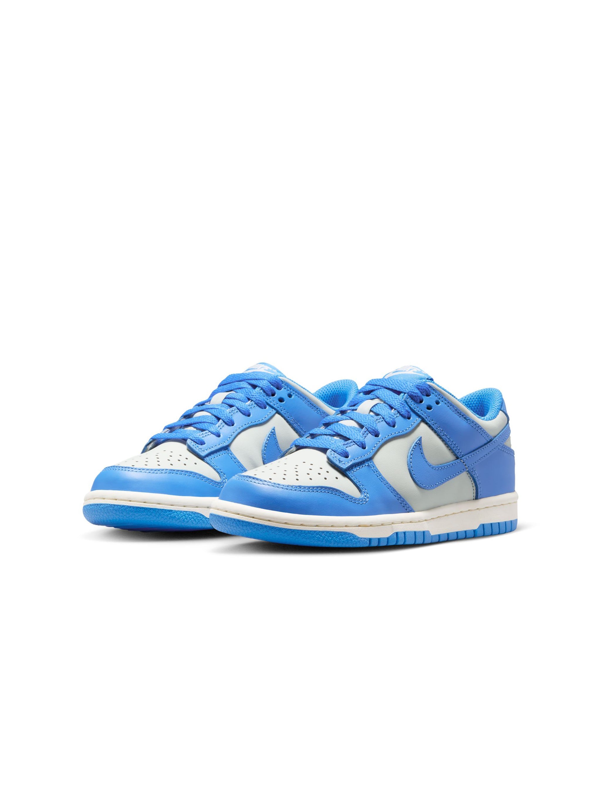 Nike Big Kids Dunk Low - Light Silver/Photo Blue by Denim Exchange