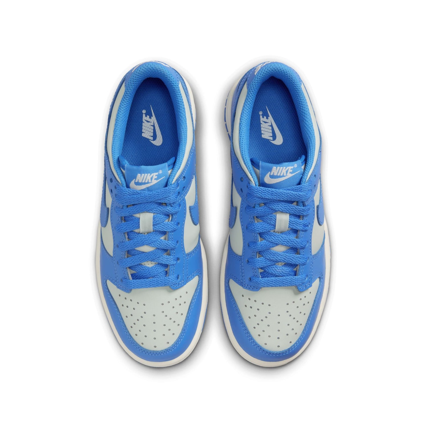 Nike Big Kids Dunk Low - Light Silver/Photo Blue by Denim Exchange