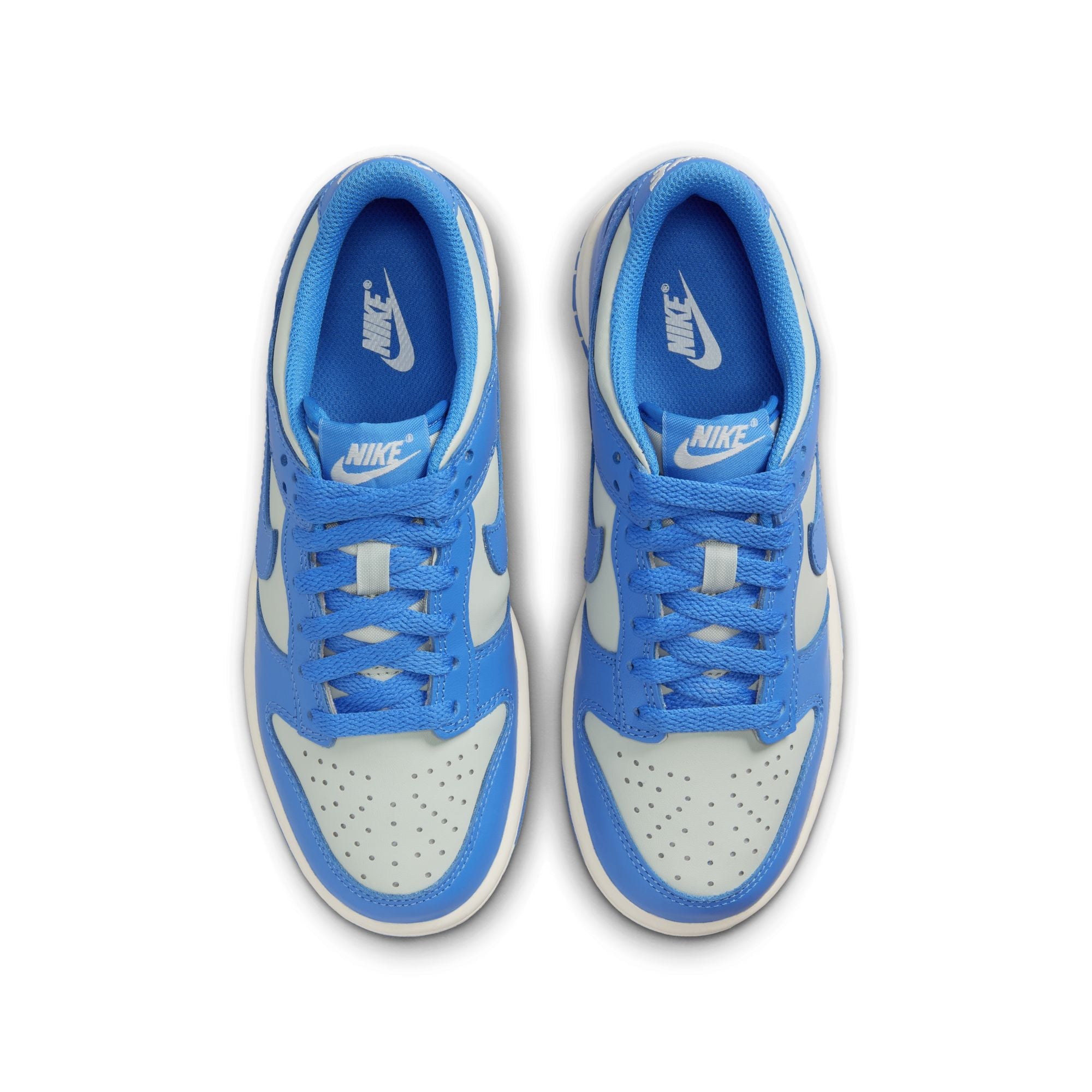 Nike Big Kids Dunk Low - Light Silver/Photo Blue by Denim Exchange
