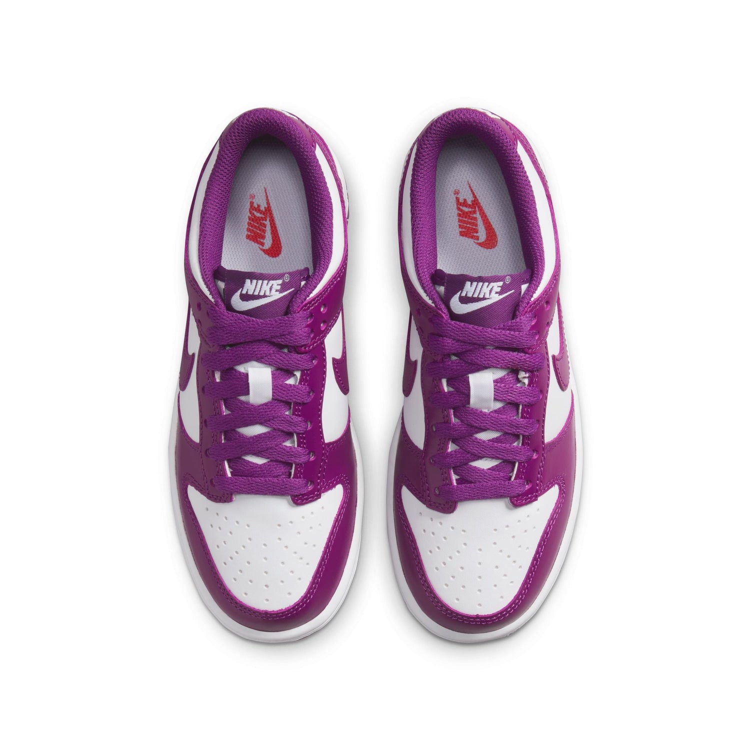 Nike Big Kids Dunk Low - White/Viotech by Denim Exchange