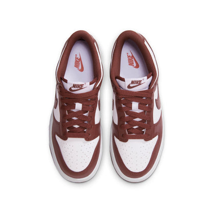 Nike Big Kids Dunk Low - White/Redwood by Denim Exchange