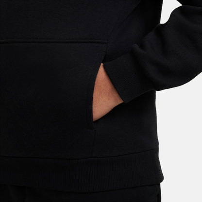Nike Big Kids Sportswear Club Hoodie - Fleece Black/White by Denim Exchange