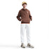 Nike Big Kids Fleece Pullover Hoodie - Fauna Brown/White by Denim Exchange