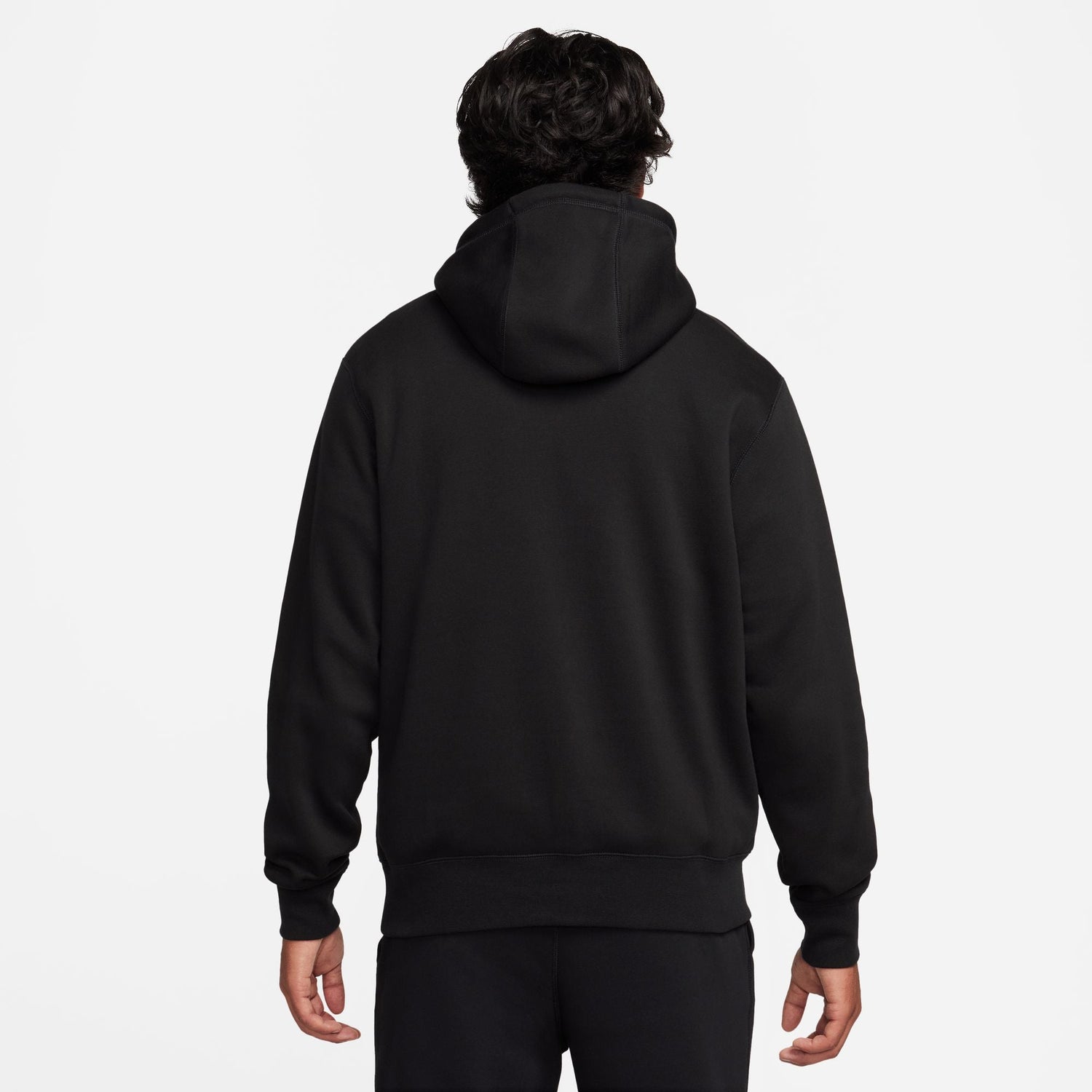 Nike Mens Club Fleece Hoodie - Black by Denim Exchange
