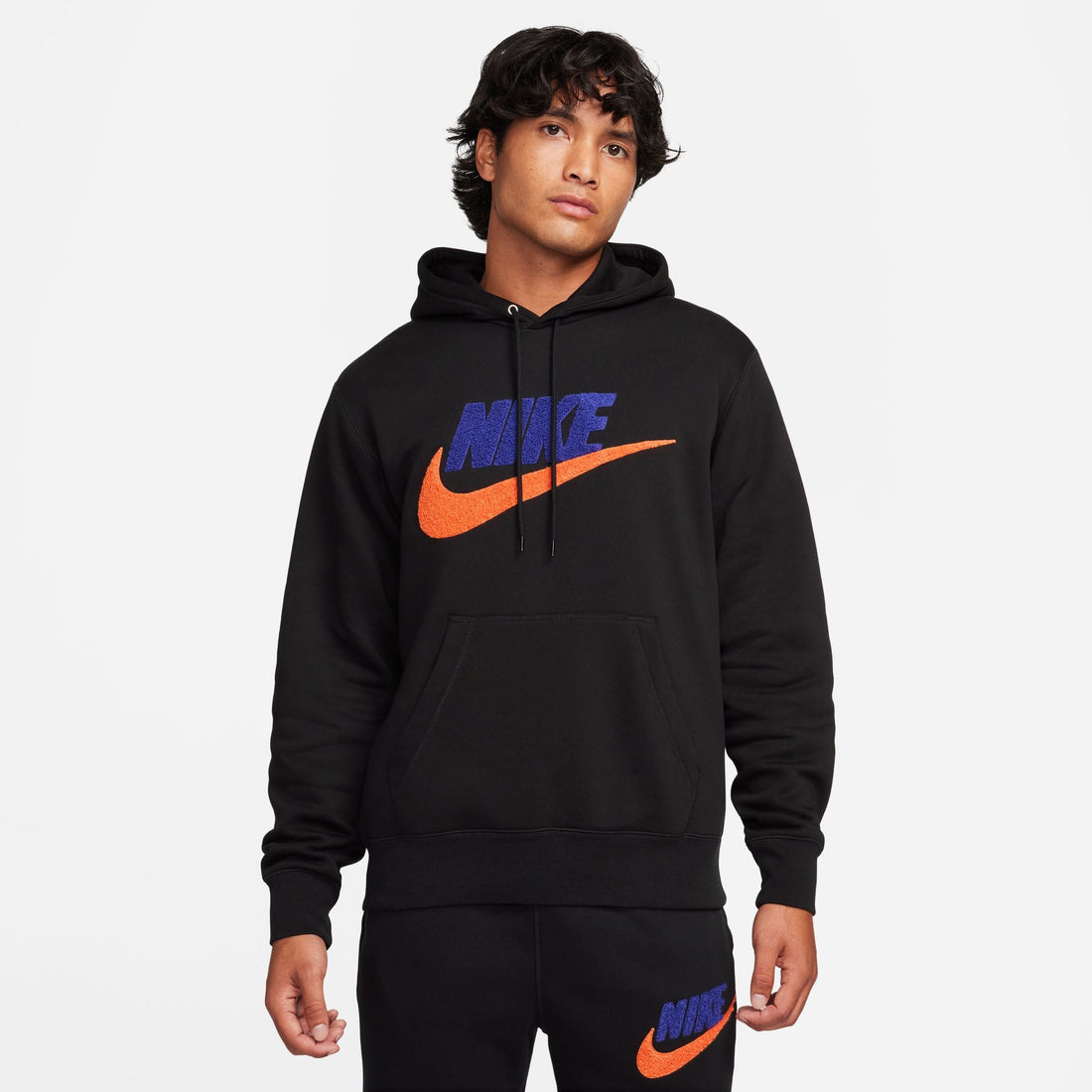Nike Mens Club Fleece Hoodie - Black by Denim Exchange