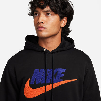 Nike Mens Club Fleece Hoodie - Black by Denim Exchange