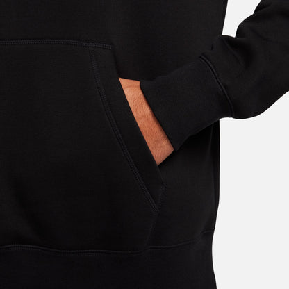 Nike Mens Club Fleece Hoodie - Black by Denim Exchange
