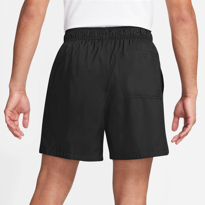 Nike Mens Club Woven Shorts - Black/White by Denim Exchange