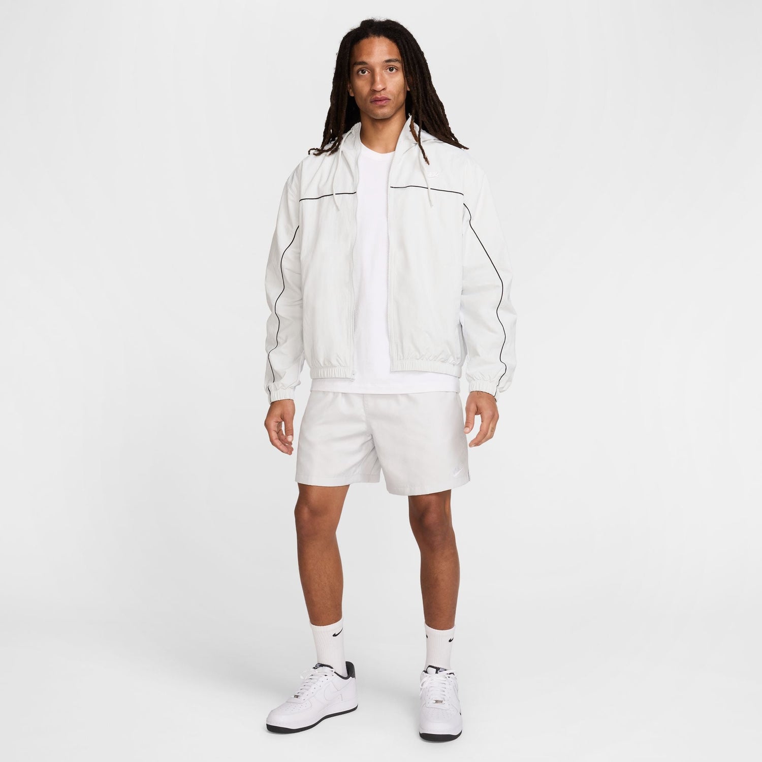 Nike Mens Club Woven Shorts - Photon Dust/White by Denim Exchange