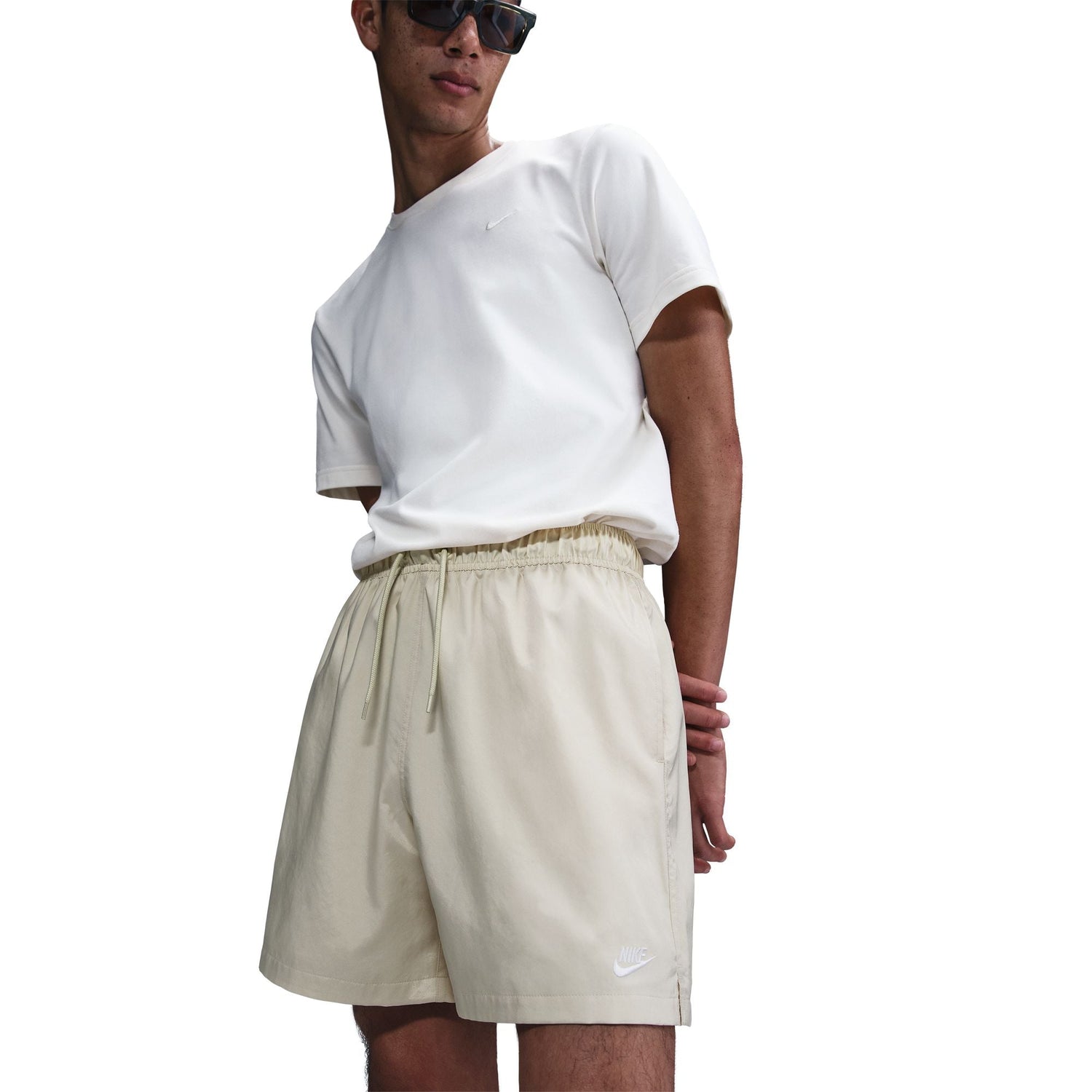 Nike Mens Club Woven Shorts - Light Khaki by Denim Exchange