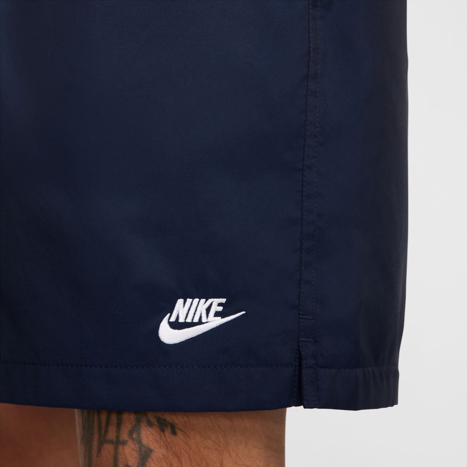 Nike Mens Club Woven Shorts - Obsidian/White by Denim Exchange