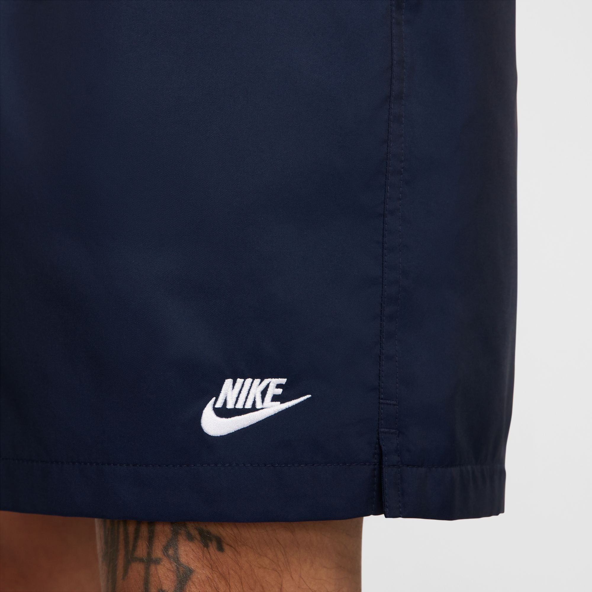Nike Mens Club Woven Shorts - Obsidian/White by Denim Exchange