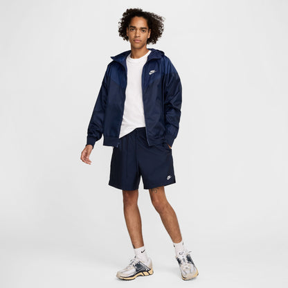 Nike Mens Club Woven Shorts - Obsidian/White by Denim Exchange