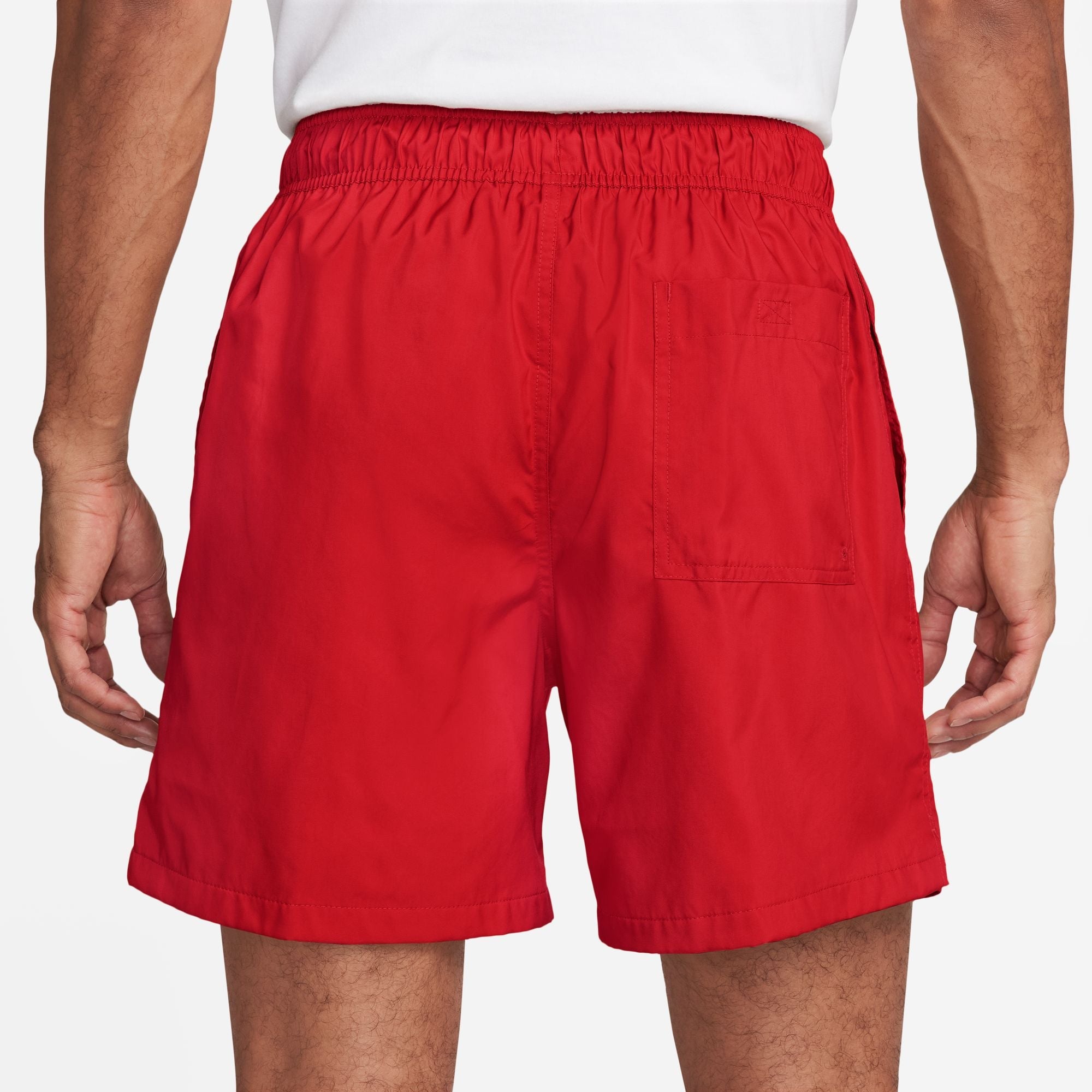 Nike Mens Club Woven Flow Shorts - University Red by Denim Exchange