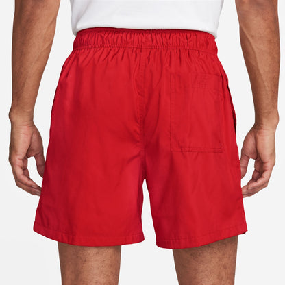 Nike Mens Club Woven Flow Shorts - University Red by Denim Exchange