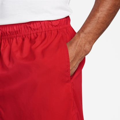 Nike Mens Club Woven Flow Shorts - University Red by Denim Exchange