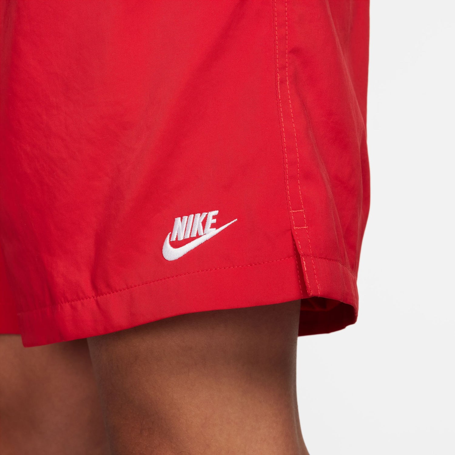 Nike Mens Club Woven Flow Shorts - University Red by Denim Exchange