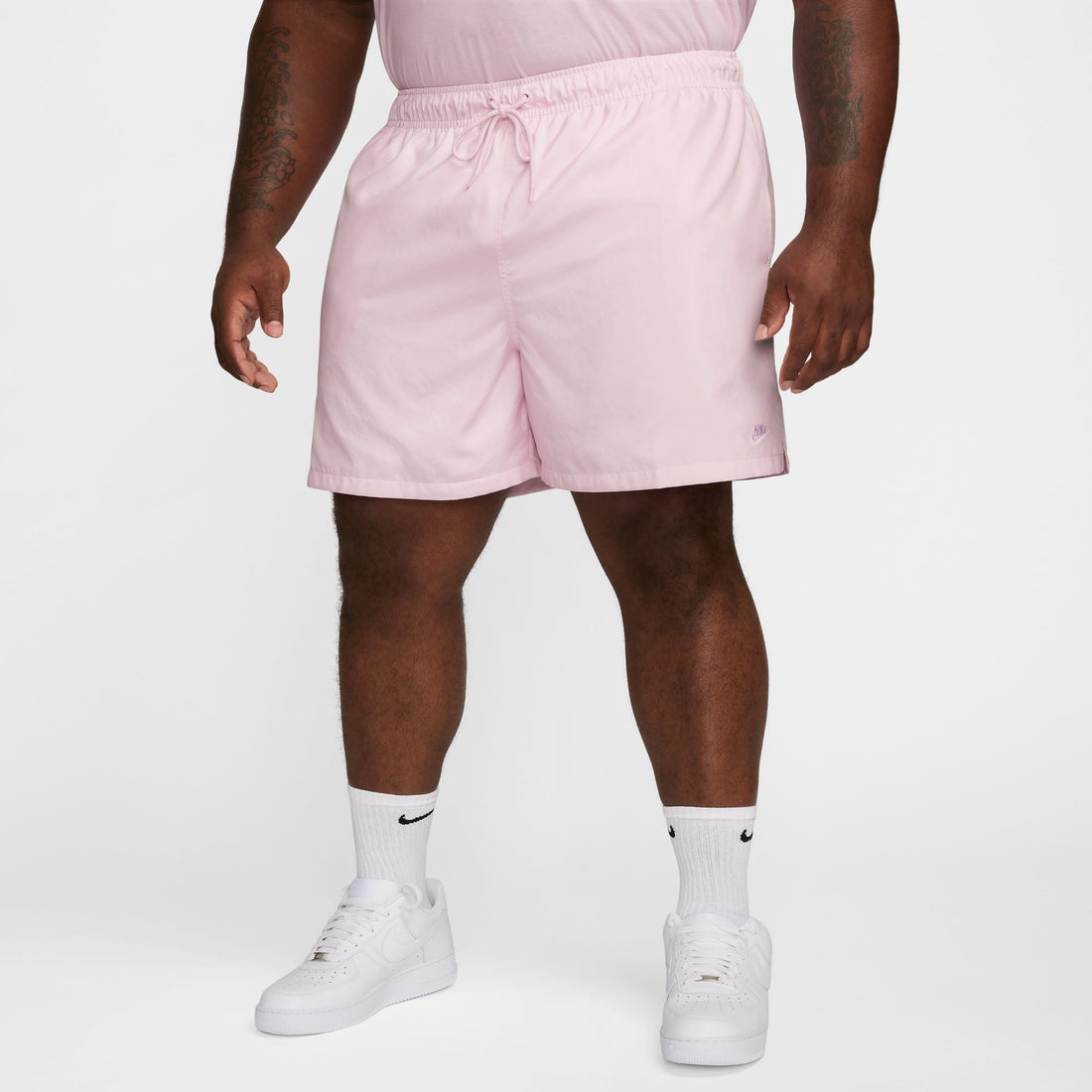 Nike Mens Club Woven Flow Shorts - Pink Foam by Denim Exchange