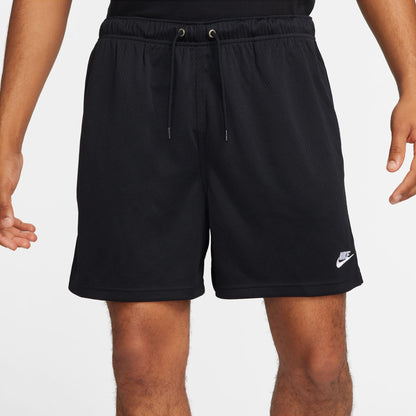 Nike Mens Club Mesh Flow Shorts - Black by Denim Exchange
