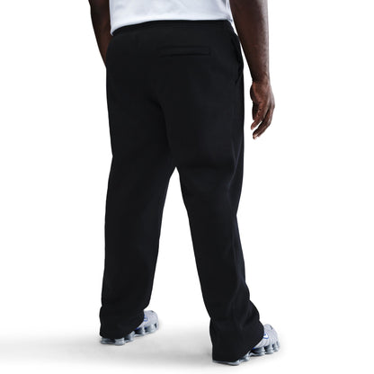 Nike Mens Club Open-Hem Sweatpants - Black by Denim Exchange
