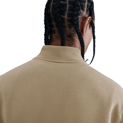 Nike Mens 1/2-Zip Fleece Top - Parachute Beige by Denim Exchange