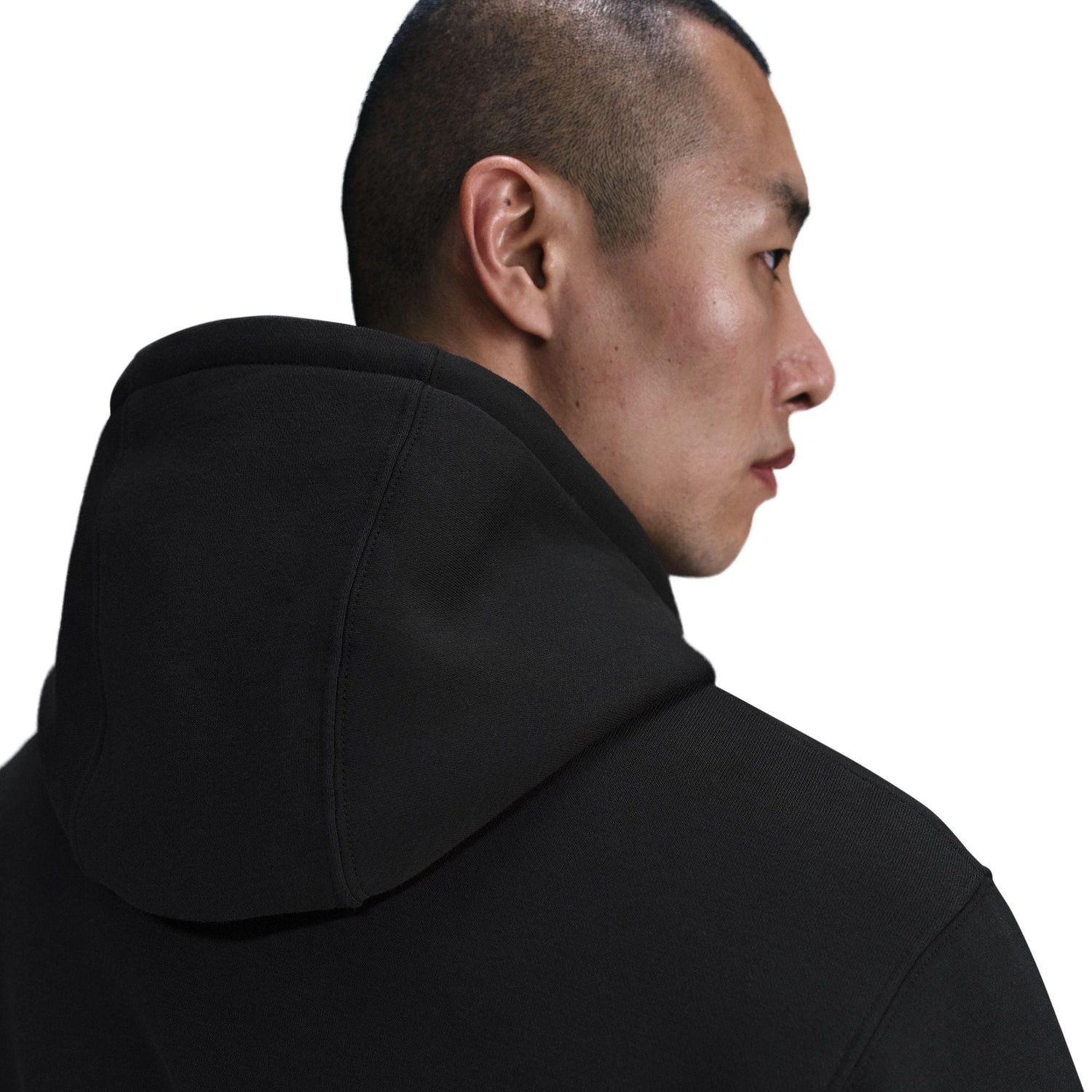 Nike Mens Fleece Pullover Hoodie - Black by Denim Exchange