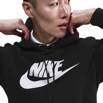 Nike Mens Fleece Pullover Hoodie - Black by Denim Exchange