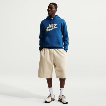 Nike Mens Fleece Pullover Hoodie - Court Blue by Denim Exchange
