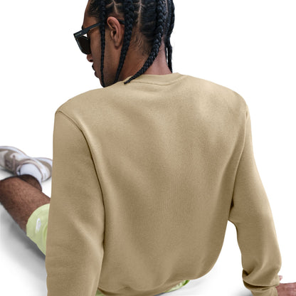 Nike Mens Club Fleece Crewneck - Parachute Beige by Denim Exchange