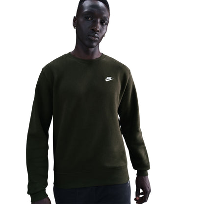 Nike Mens Club Fleece Crewneck - Sequoia by Denim Exchange