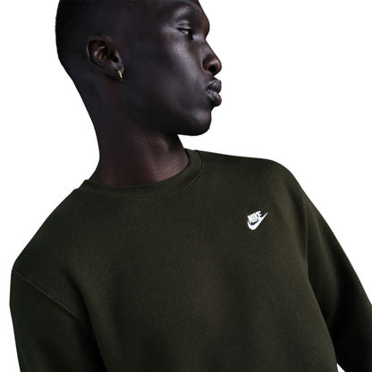 Nike Mens Club Fleece Crewneck - Sequoia by Denim Exchange