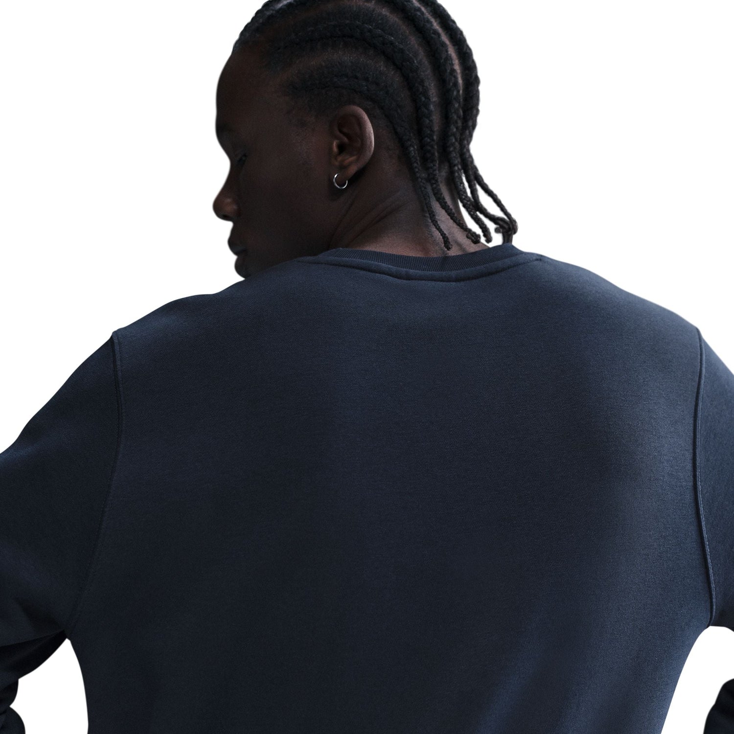 Nike Mens Club Fleece Crewneck - Obsidian by Denim Exchange