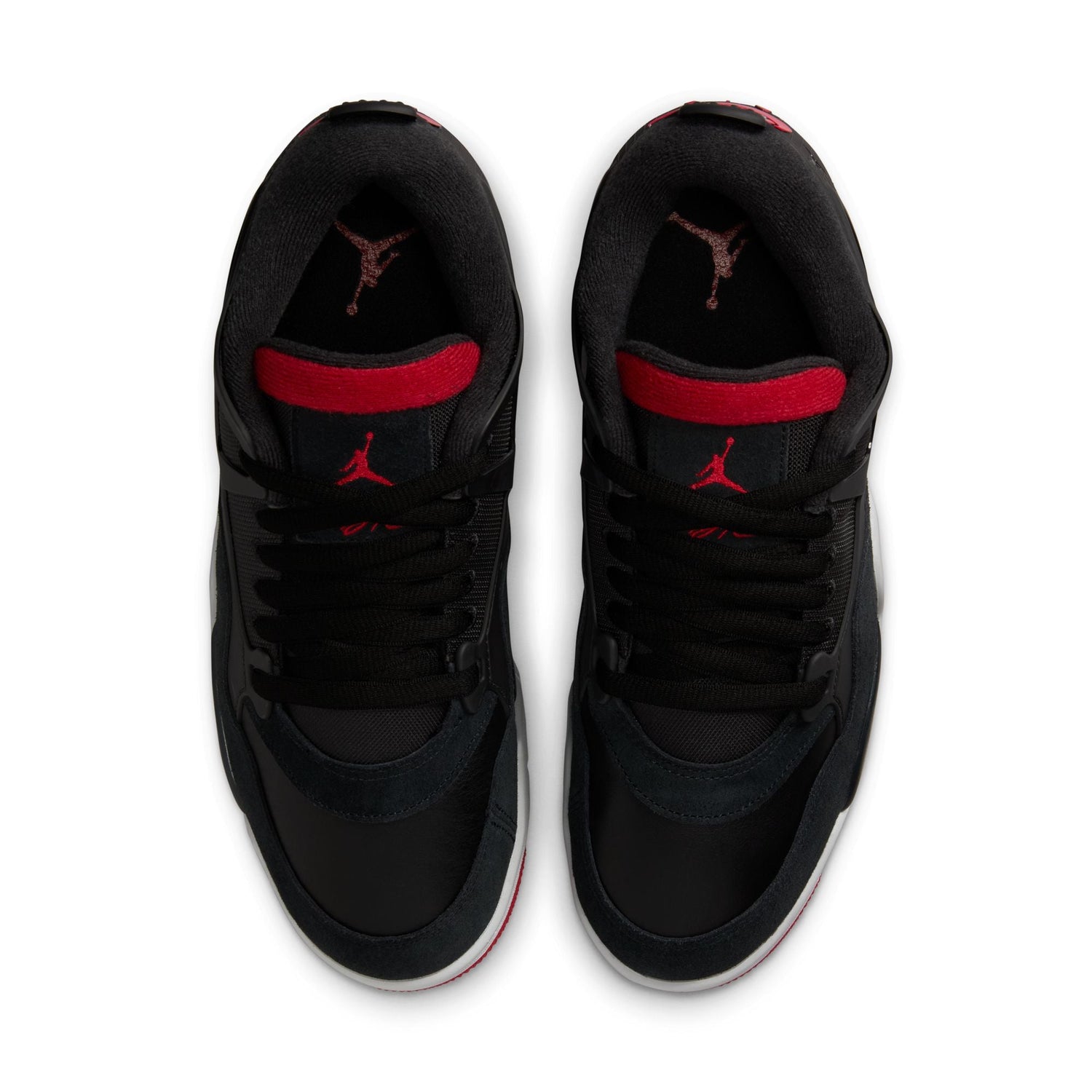 Air Jordan Mens 4 RM - Black/Varsity Red by Denim Exchange