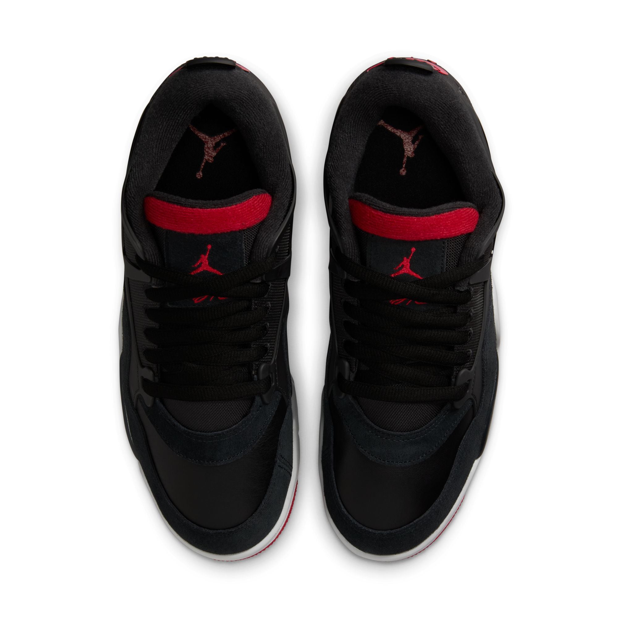Air Jordan Mens 4 RM - Black/Varsity Red by Denim Exchange