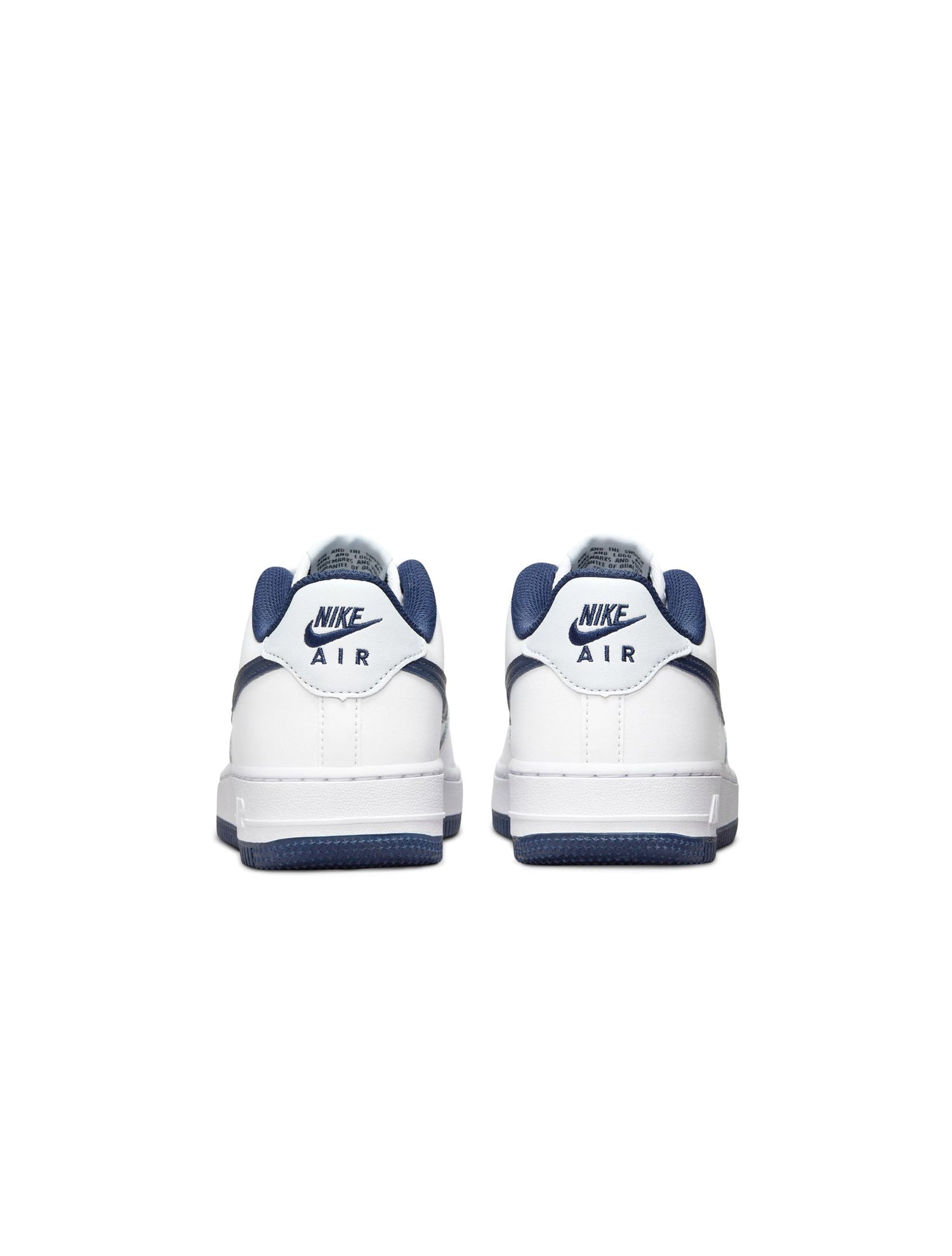 Nike Big Kids Air Force 1 - White Midnight Navy by Denim Exchange
