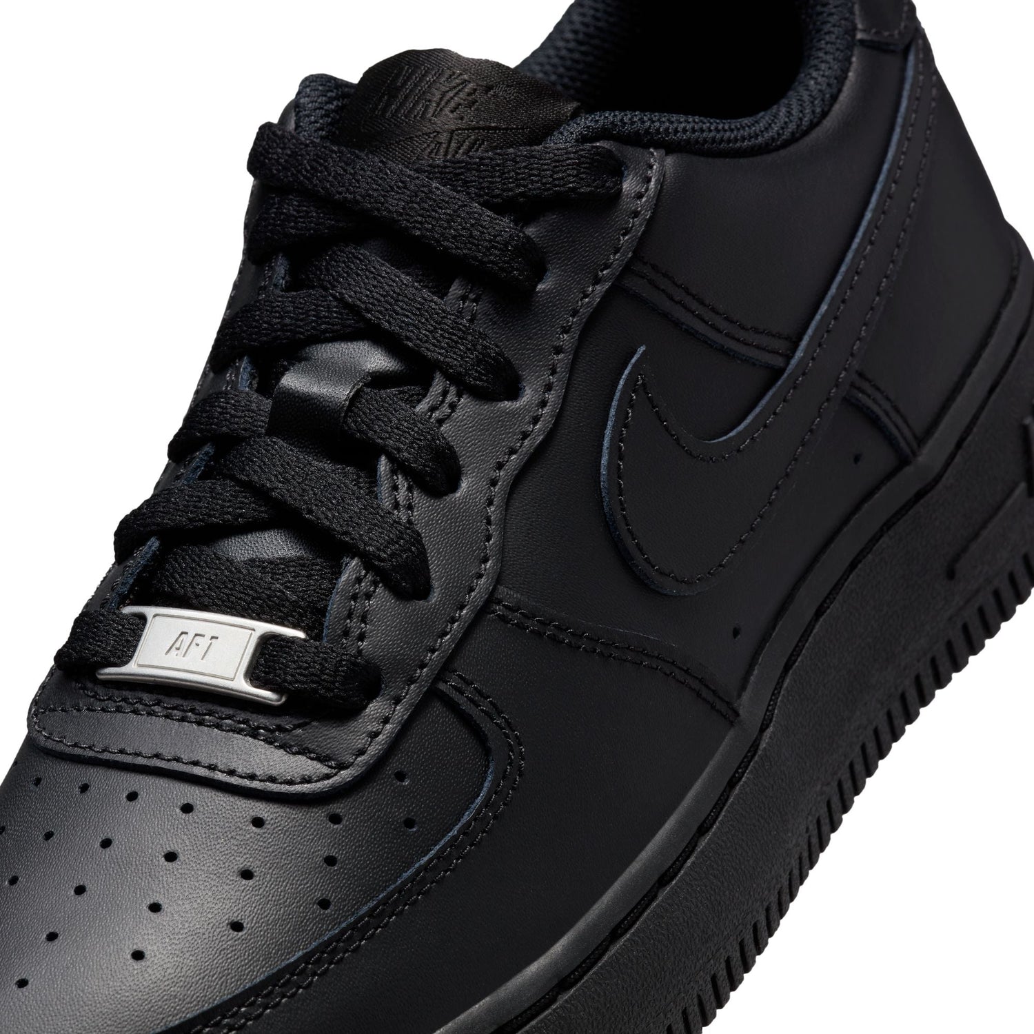 Nike Big Kids Air Force 1 LE - Black by Denim Exchange