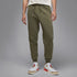 Air Jordan Mens Brooklyn Fleece Joggers - Medium Olive by Denim Exchange