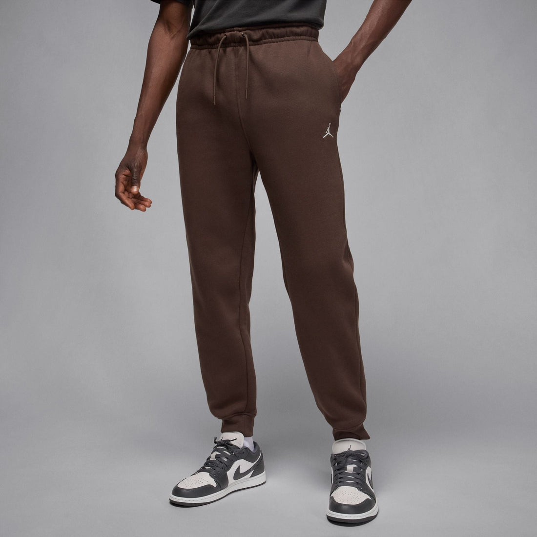Air Jordan Mens Jordan Brooklyn Fleece Joggers - Brown by Denim Exchange