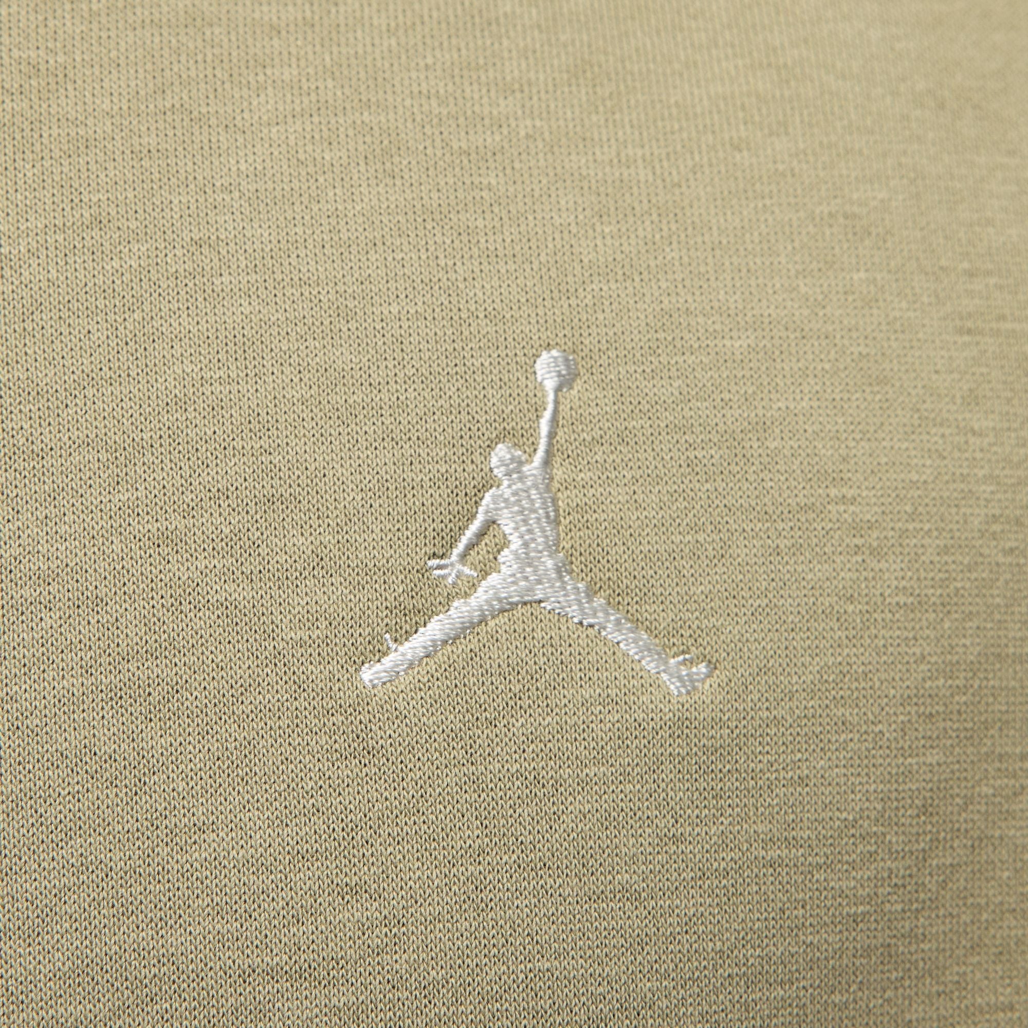 Air Jordan Mens Brooklyn Fleece Pullover Hoodie - Medium Khaki by Denim Exchange
