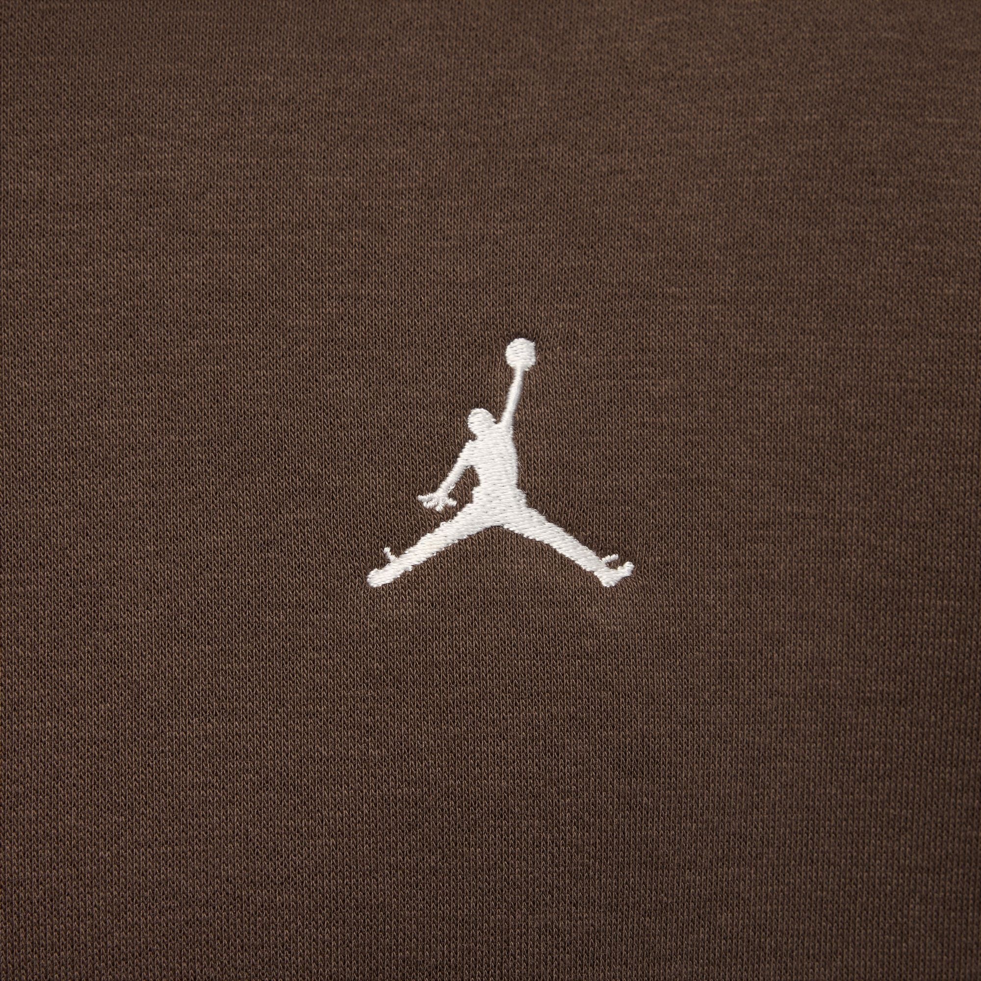 Air Jordan Mens Brooklyn Fleece Pullover Hoodie - Brown by Denim Exchange