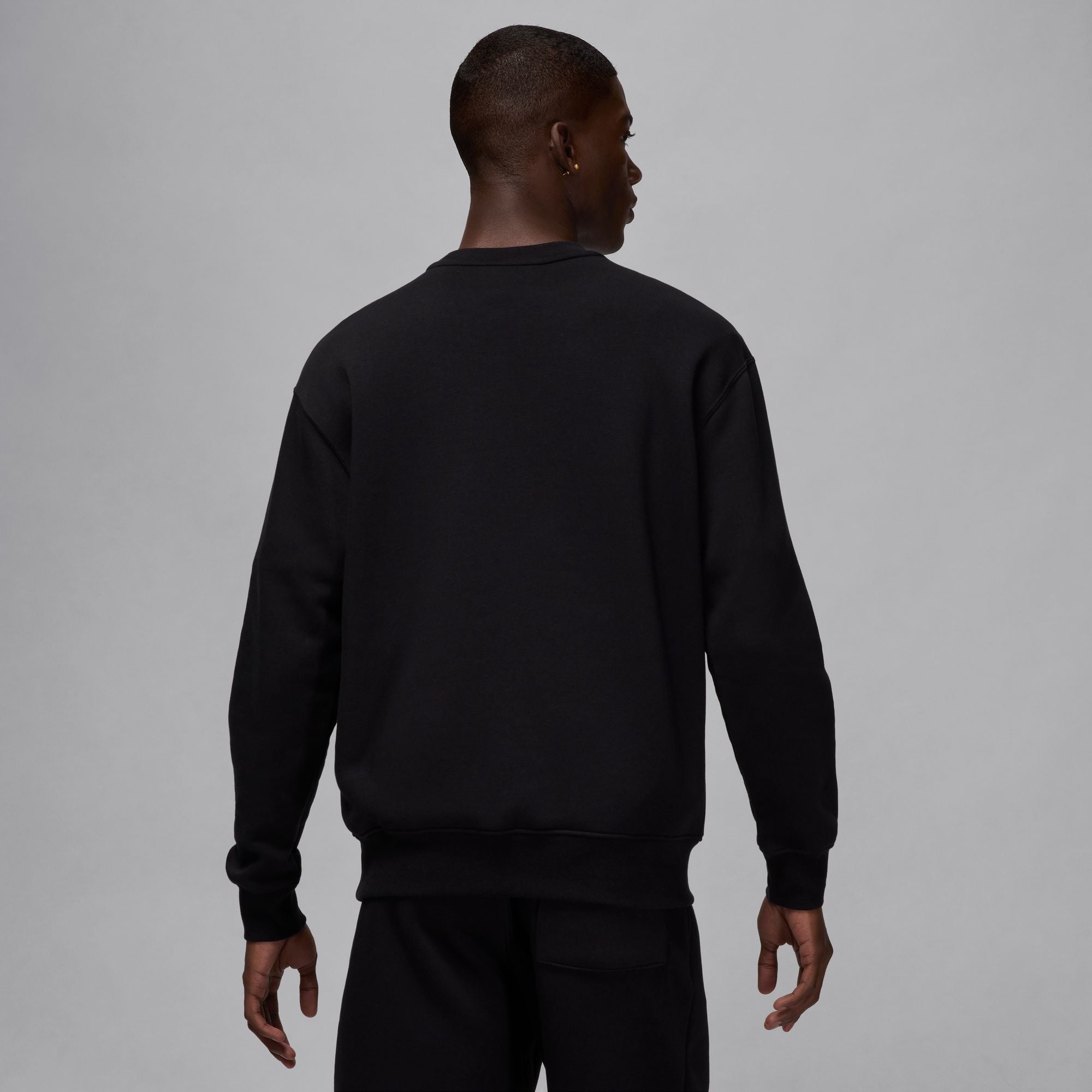 Air Jordan Brooklyn Fleece Crewneck - Black/White by Denim Exchange