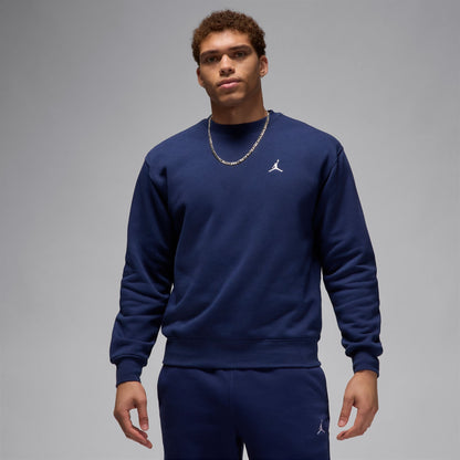 Air Jordan Brooklyn Fleece Crewneck - Midnight Navy/White by Denim Exchange