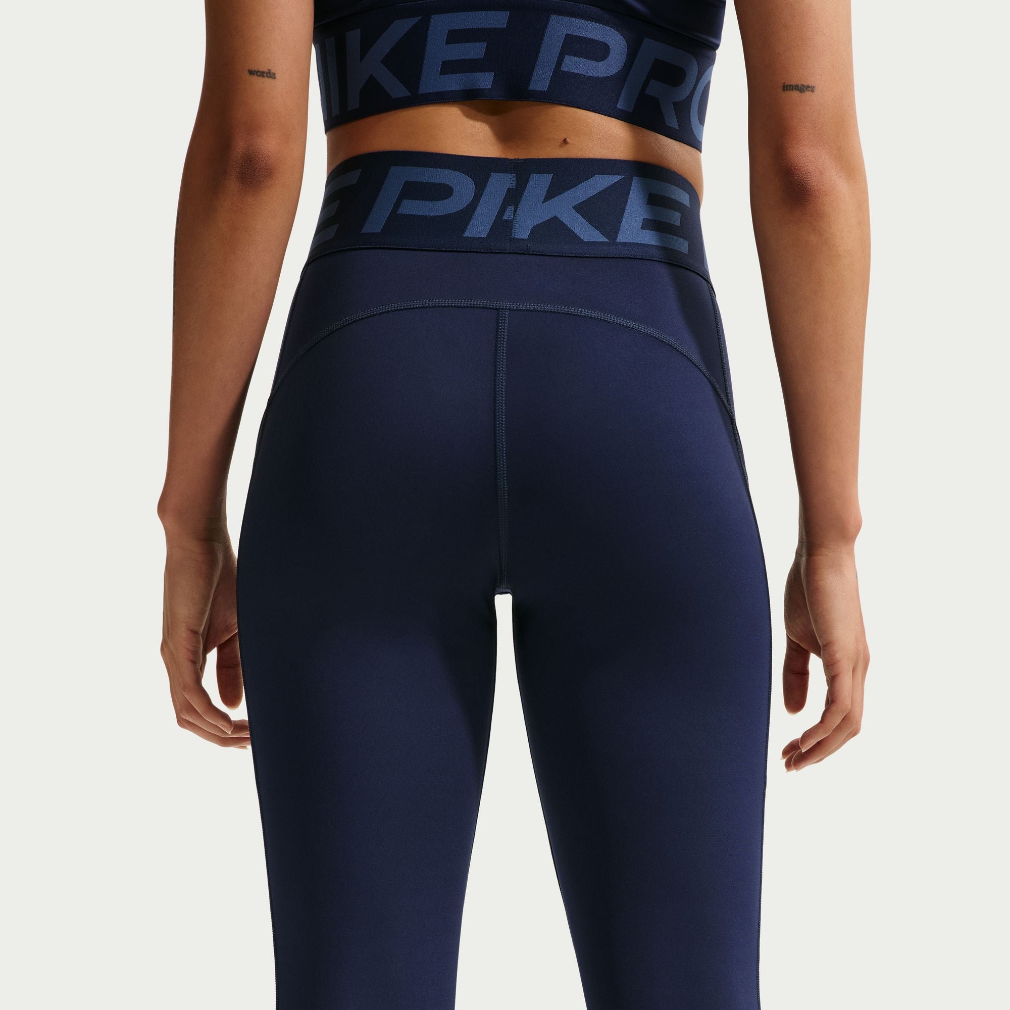 Nike Womens High-Waisted Leggings - Midnight Navy by Denim Exchange