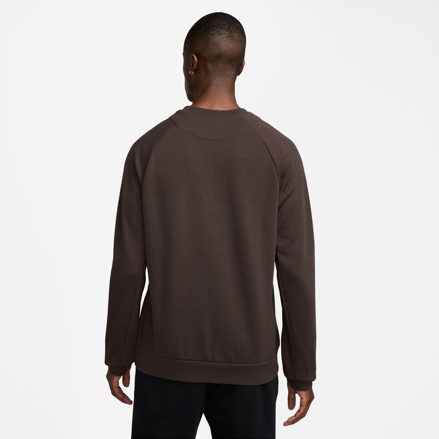 Nike Mens Primary Fleece Long Sleeve - Baroque Brown by Denim Exchange