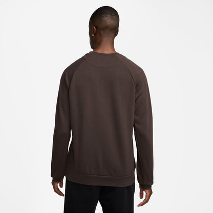 Nike Mens Primary Fleece Long Sleeve - Baroque Brown by Denim Exchange