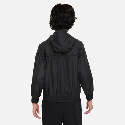 Nike Kids Sportswear Windrunner Jacket - Black by Denim Exchange