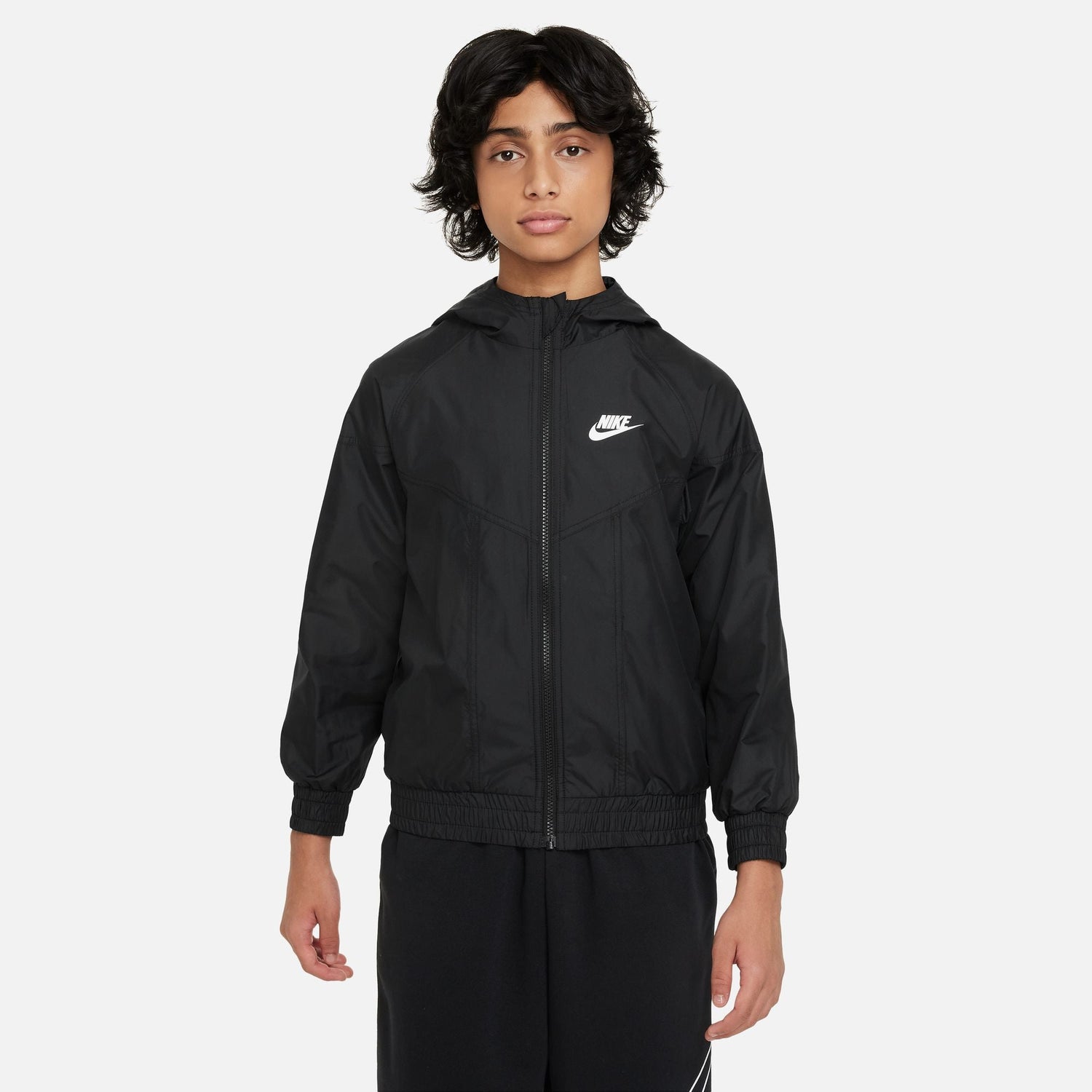 Nike Kids Sportswear Windrunner Jacket - Black by Denim Exchange