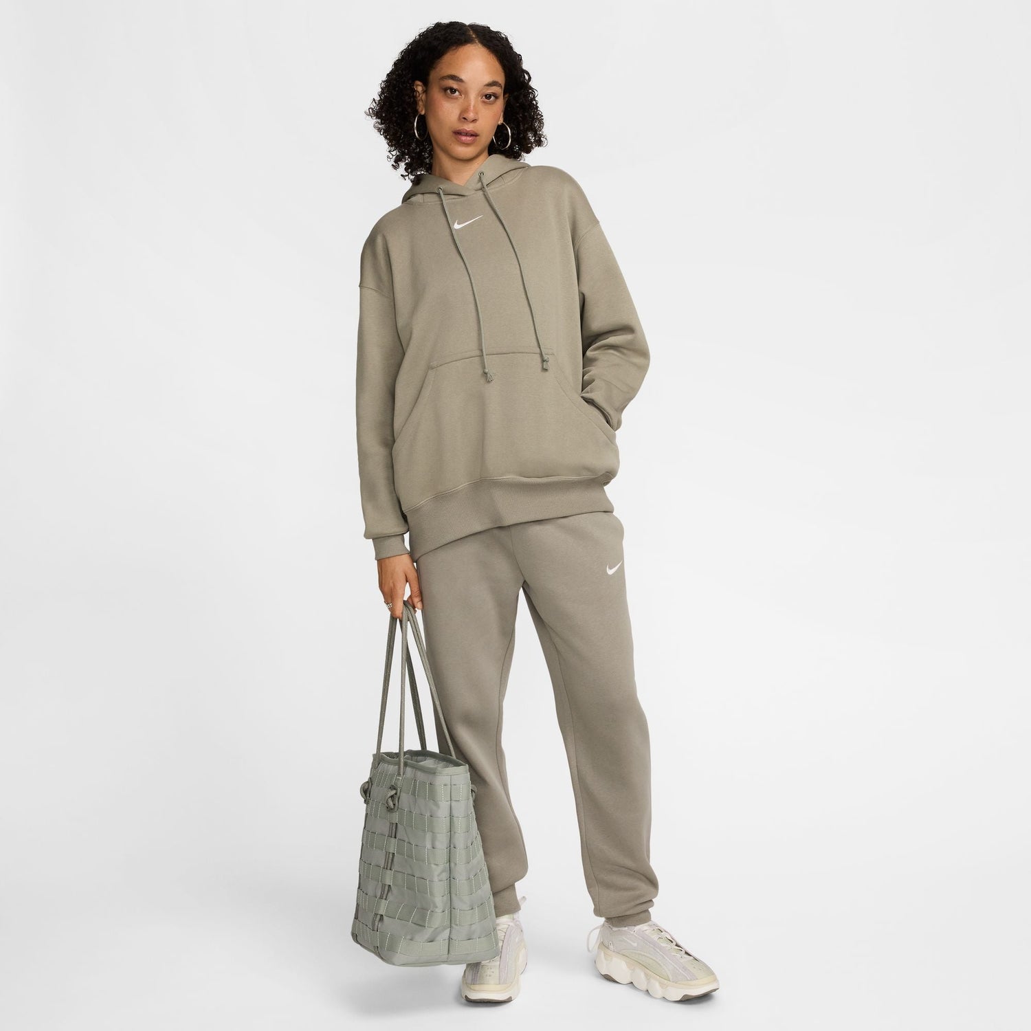 Nike Womens Sportswear Phoenix Fleece Sweatpants - Light Army by Denim Exchange