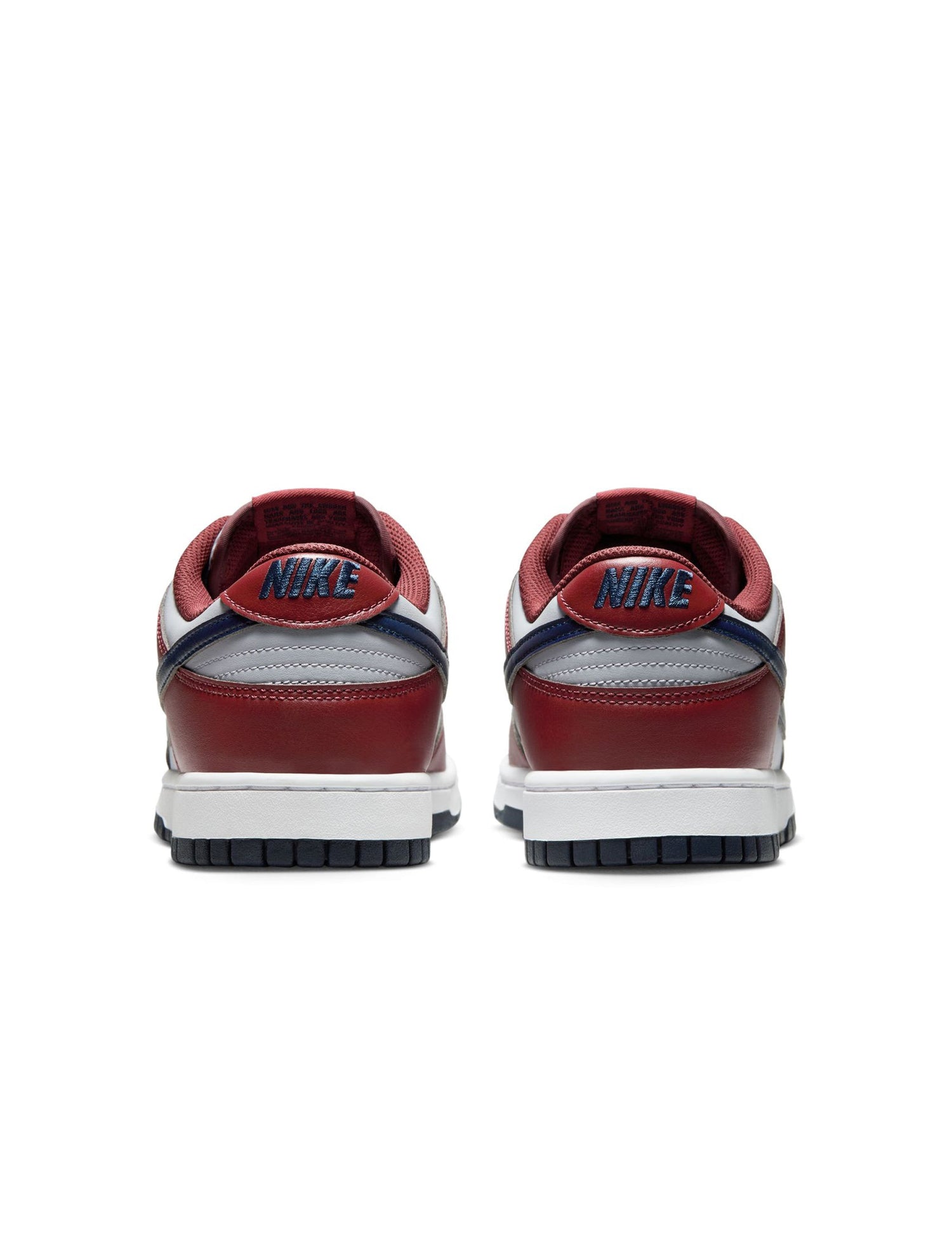 Nike Mens Dunk Low Retro - Wolf Grey/Team Red by Denim Exchange